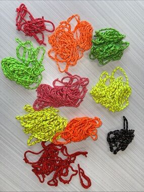 🌈 Bulk Lot Friendship Bracelets – Neon Colors Craft Supply 🎨